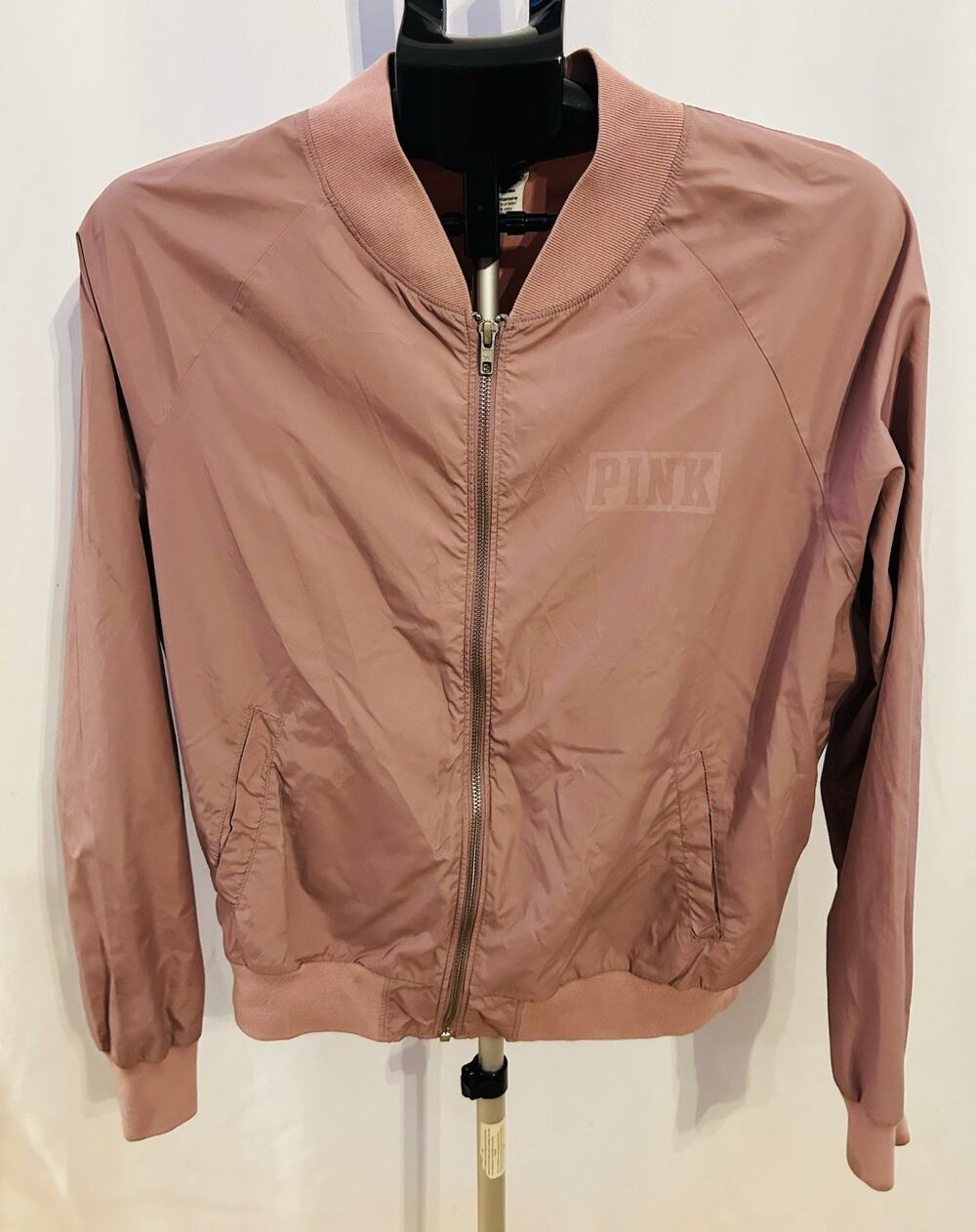 Victoria's Secret PINK Rose pink women bomber jacket size S